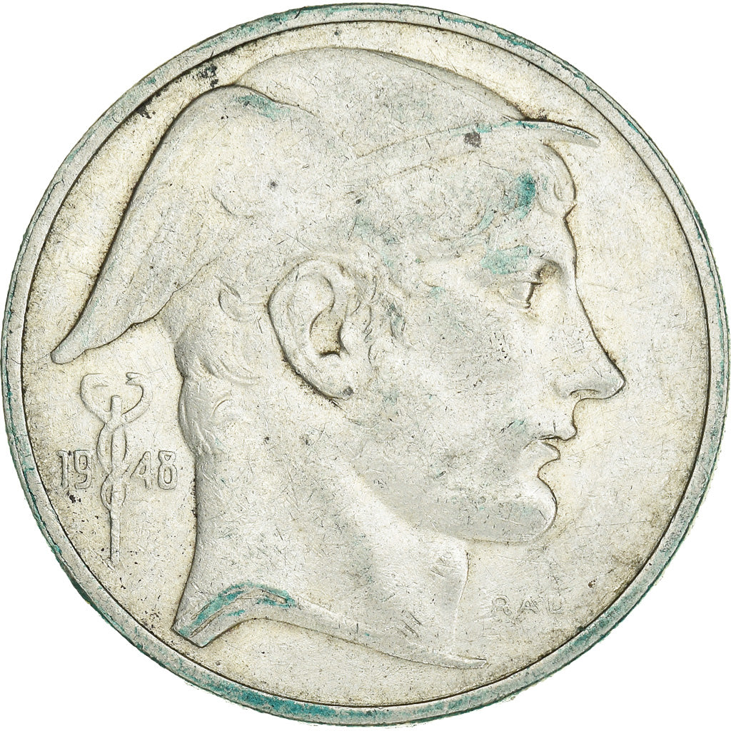 Monnaie, Belgique, 50 Francs, 50 Frank, 1948, TB+, Argent, KM:136.1
