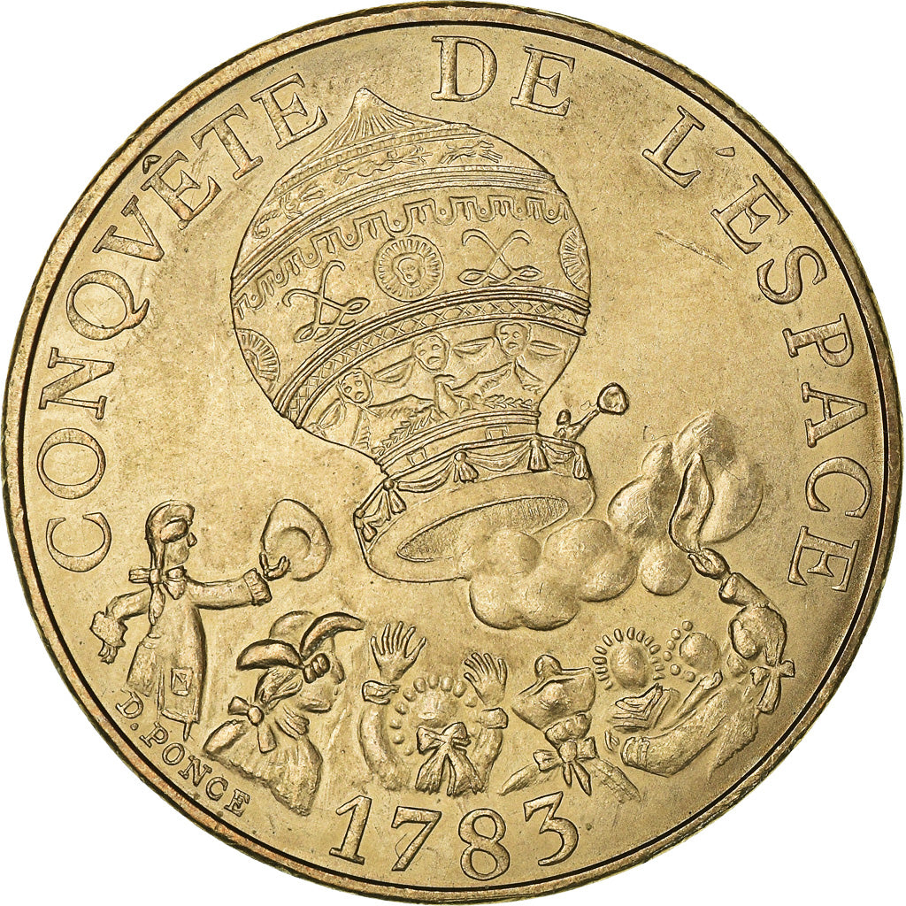 Moneda, Francia, La conquête, 10 Francs, 1983, EBC, Níquel - bronce, KM:952