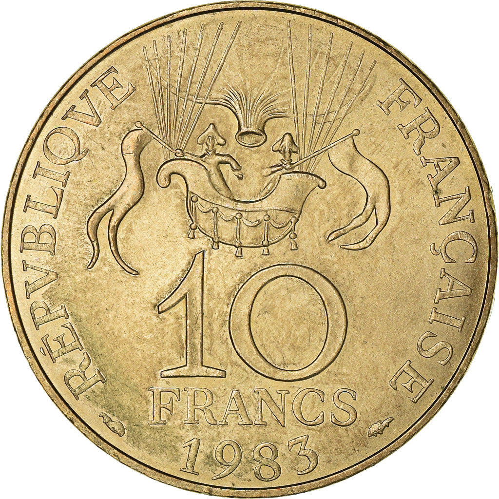 Moneda, Francia, La conquête, 10 Francs, 1983, EBC, Níquel - bronce, KM:952