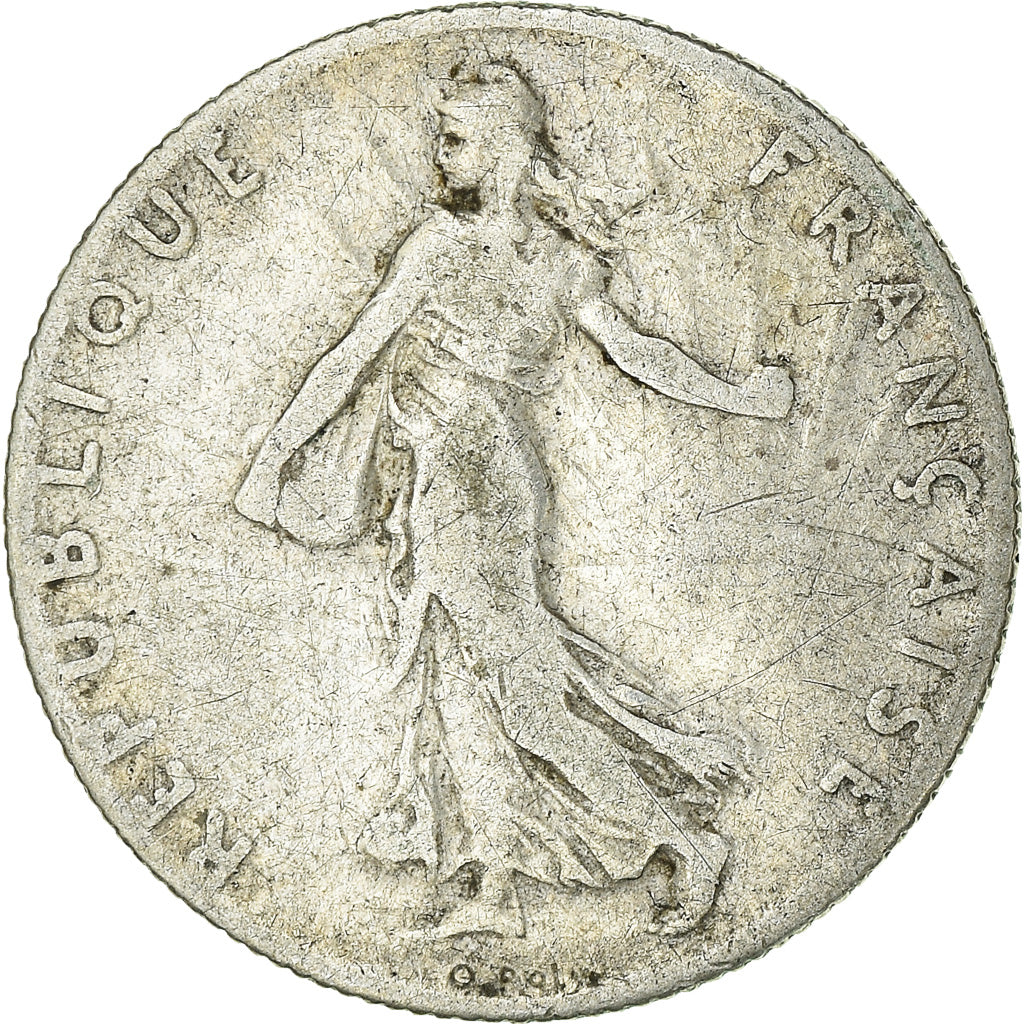 Moneda, Francia, Semeuse, 50 Centimes, 1899, Paris, BC+, Plata, KM:854