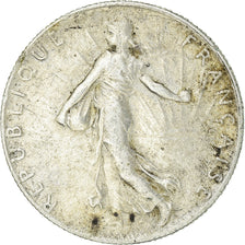 Coin, France, Semeuse, 50 Centimes, 1919, Paris, EF(40-45), Silver, KM:854