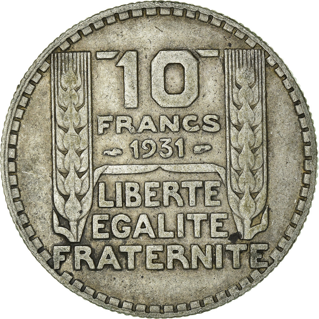 Coin, France, Turin, 10 Francs, 1931, Paris, VF(30-35), Silver, KM:878