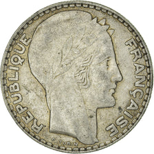 Coin, France, Turin, 20 Francs, 1933, Paris, EF(40-45), Silver, KM:879