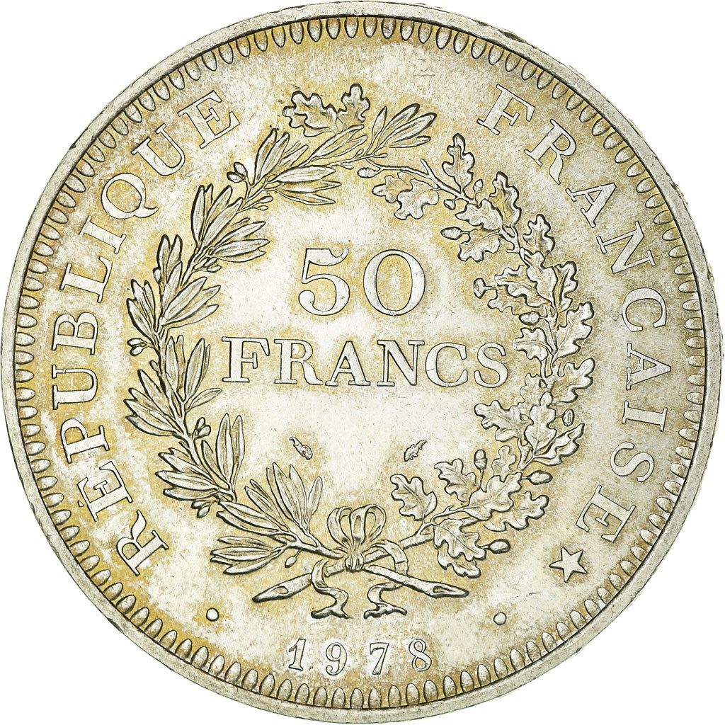 Monnaie, France, Hercule, 50 Francs, 1978, Paris, SUP, Argent, KM:941.1