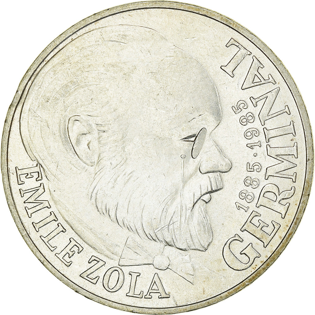 Coin, France, Germinal, 100 Francs, 1985, AU(55-58), Silver, KM:957