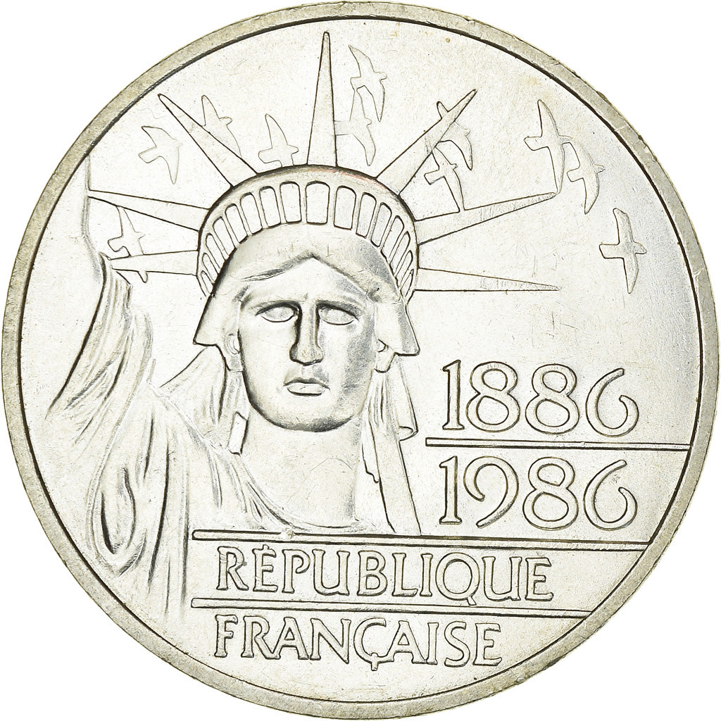 Monnaie, France, Statue de la Liberté, 100 Francs, 1986, TTB, Argent, KM:960