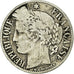Coin, France, Cérès, Franc, 1872, Paris, VF(20-25), Silver, KM:822.1