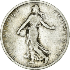 Coin, France, Semeuse, Franc, 1898, Paris, VF(20-25), Silver, KM:844.1