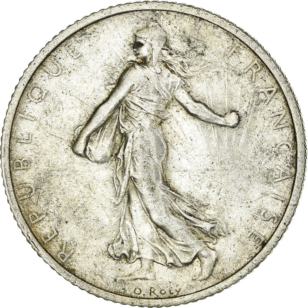 Monnaie, France, Semeuse, Franc, 1919, Paris, TTB, Argent, KM:844.1
