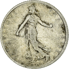 Coin, France, Semeuse, Franc, 1915, Paris, EF(40-45), Silver, KM:844.1