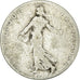 Moeda, França, Semeuse, 50 Centimes, 1905, Paris, F(12-15), Prata, KM:854