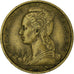 Moeda, Reunião, 10 Francs, 1962, VF(20-25), Alumínio-Bronze, KM:10