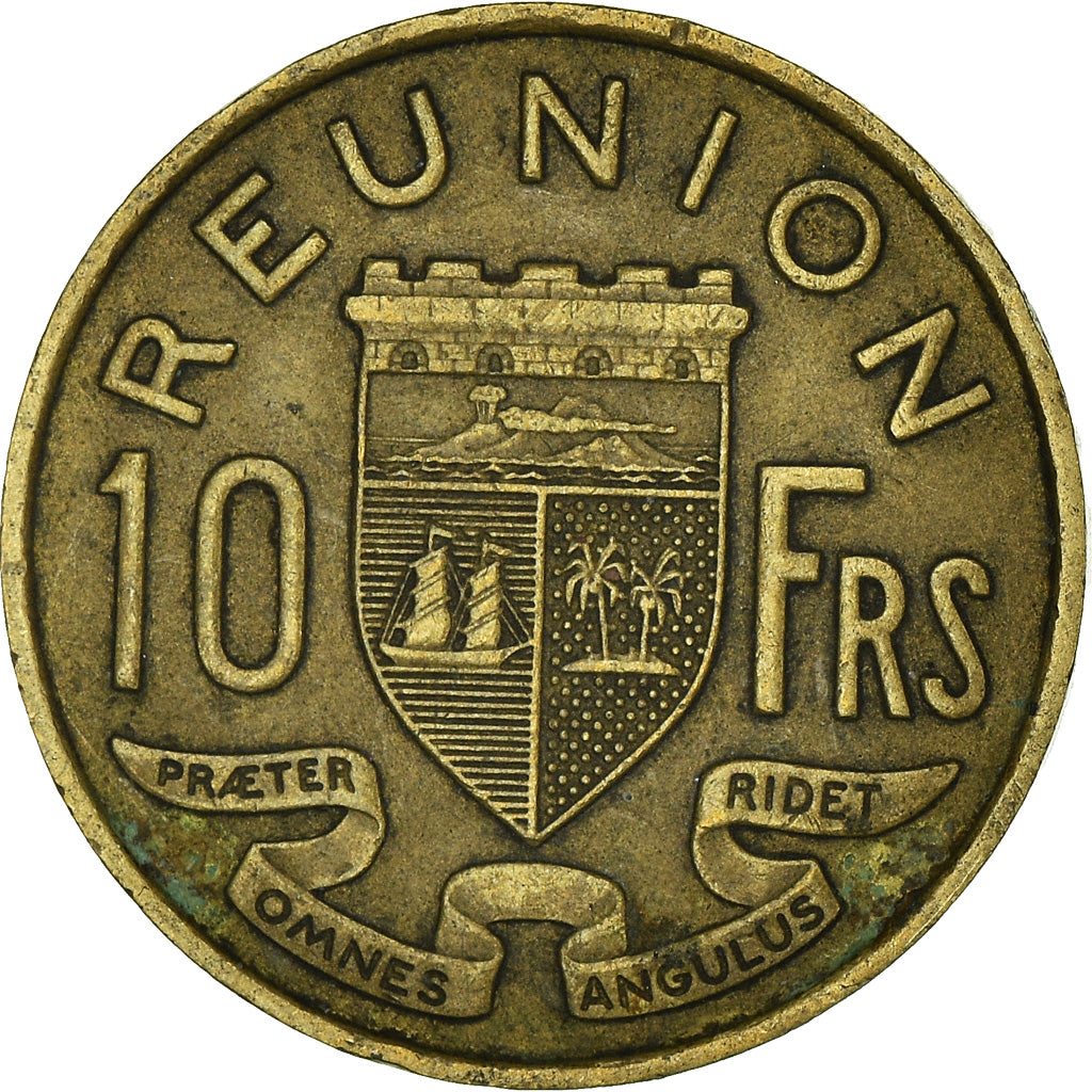 Monnaie, Réunion, 10 Francs, 1962, TB, Bronze-Aluminium, KM:10