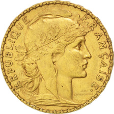 FRANCE, Marianne, 20 Francs, 1900, Paris, KM #847, EF(40-45), Gold, Gadoury...