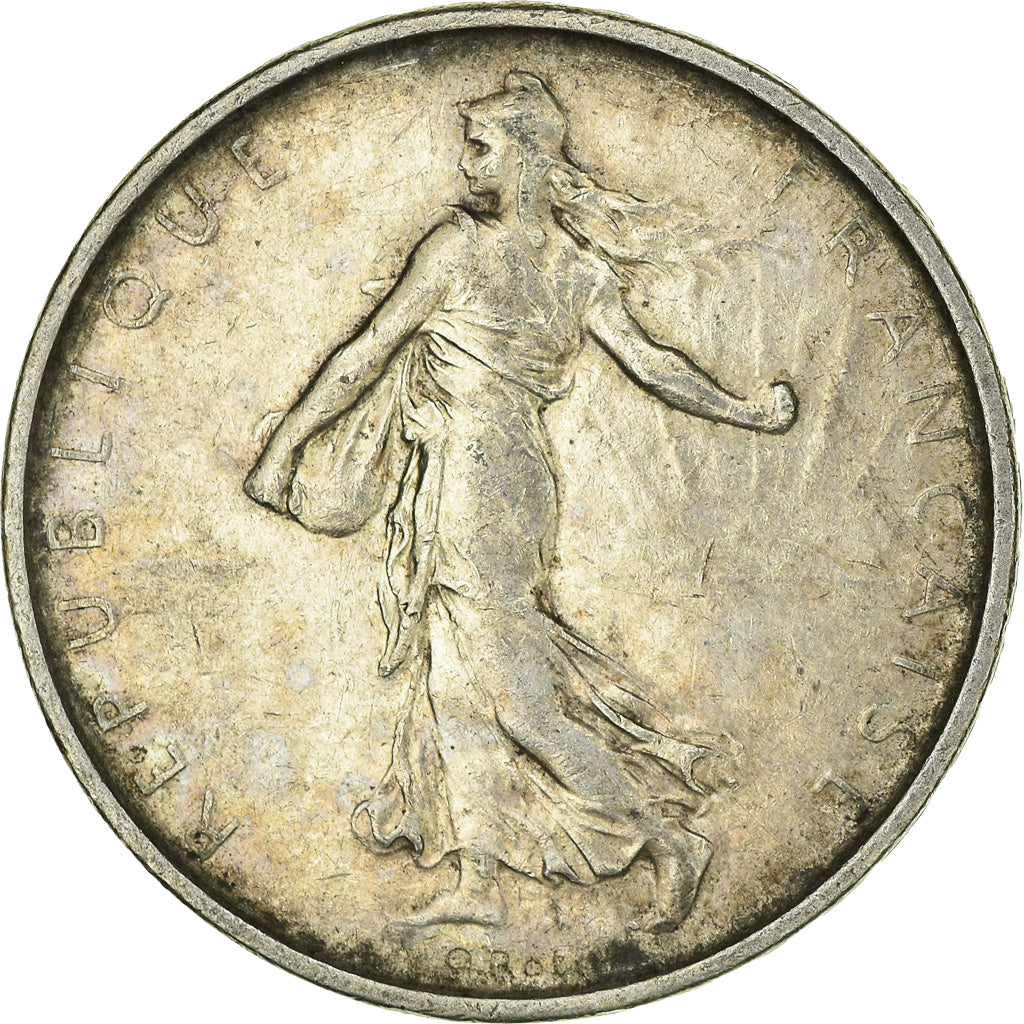 Coin, France, Semeuse, 5 Francs, 1962, EF(40-45), Silver, KM:926