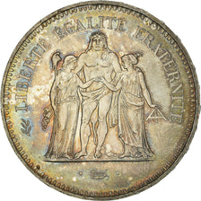 Coin, France, Hercule, 50 Francs, 1979, Paris, AU(55-58), Silver, KM:941.1