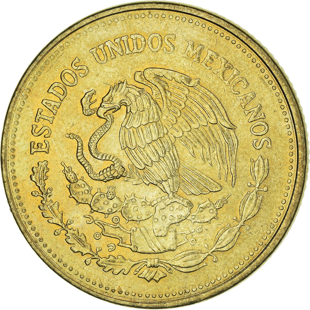 Coin, Mexico, 1000 Pesos, 1990, Mexico City, EF(40-45), Aluminum-Bronze, KM:536