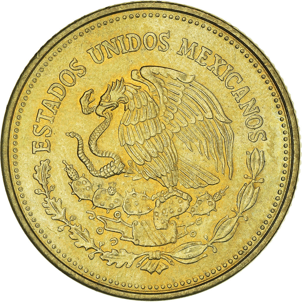 Coin, Mexico, 1000 Pesos, 1990, Mexico City, EF(40-45), Aluminum-Bronze, KM:536