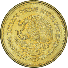 Coin, Mexico, 1000 Pesos, 1990, Mexico City, EF(40-45), Aluminum-Bronze, KM:536