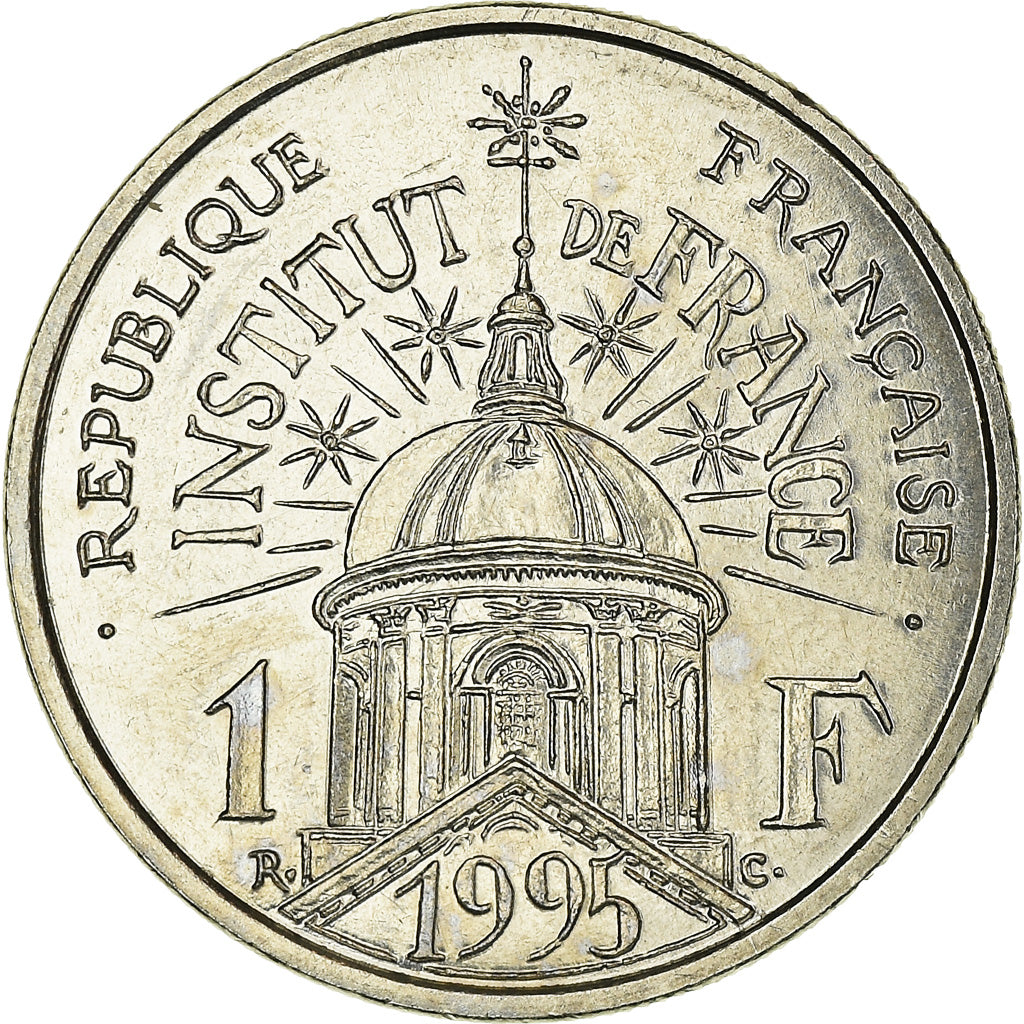 Münze, Frankreich, Institut, Franc, 1995, VZ, Nickel, KM:1133