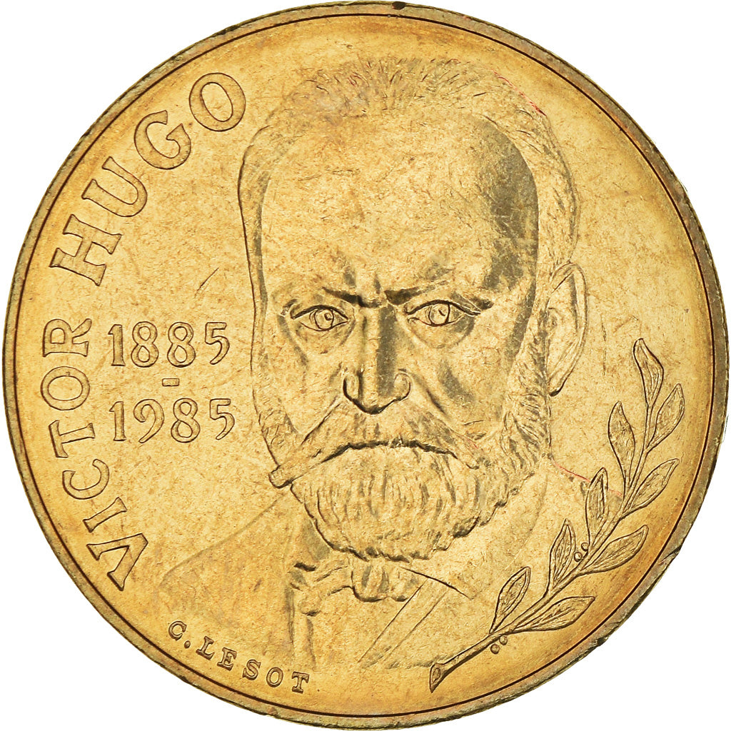 Coin, France, Victor Hugo, 10 Francs, 1985, AU(55-58), Nickel-Bronze, KM:956