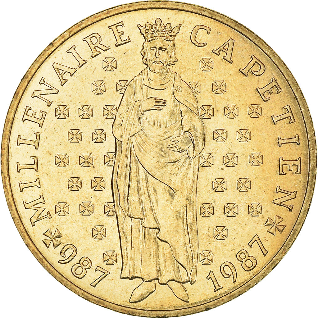 Coin, France, 10 Francs, 1987, AU(50-53), Nickel-Bronze, KM:961d