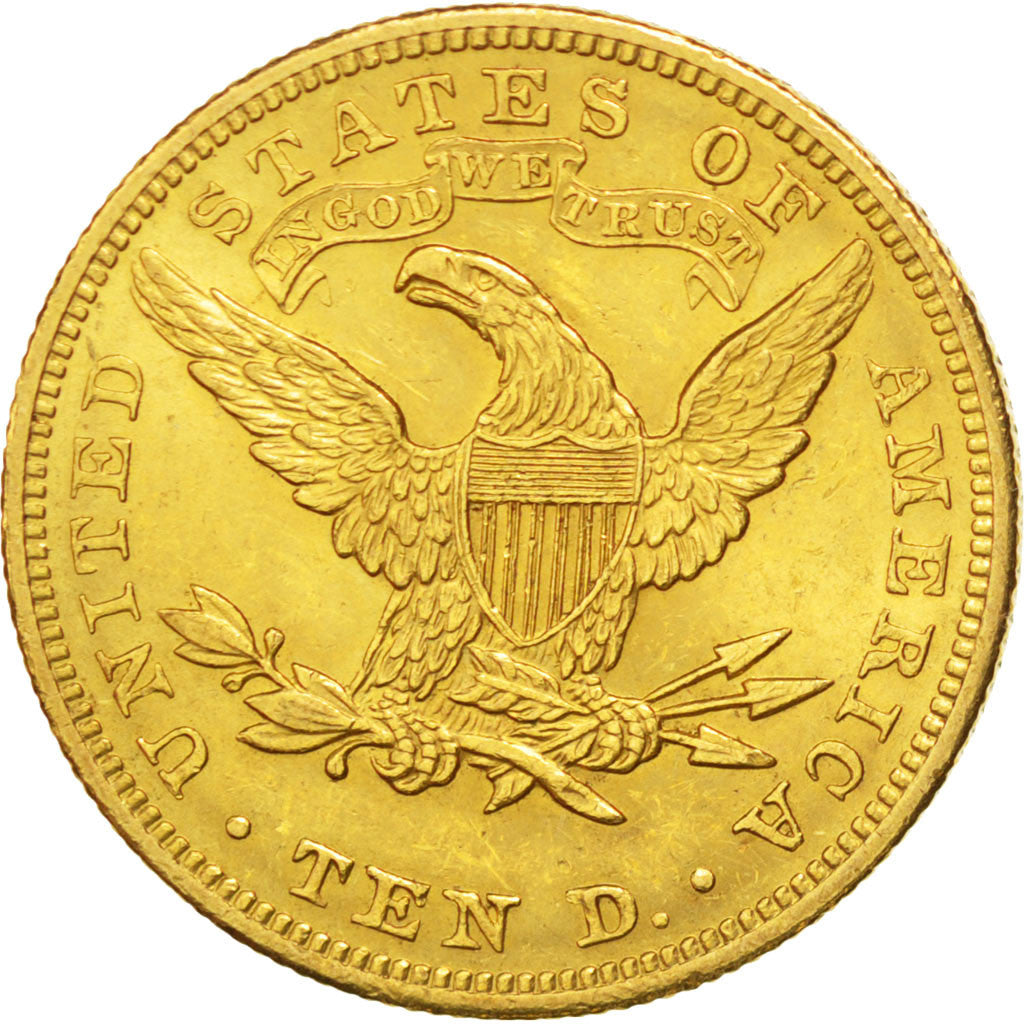 UNITED STATES, Coronet Head, $10, Eagle, 1905, U.S. Mint, KM #102, AU(50-53),...
