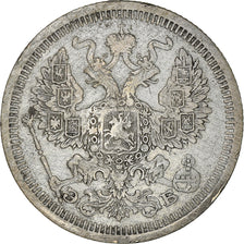 Coin, Russia, Nicholas II, 20 Kopeks, 1908, EF(40-45), Silver, KM:22a.1