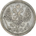 Coin, Russia, Nicholas II, 20 Kopeks, 1908, EF(40-45), Silver, KM:22a.1
