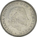 Coin, Netherlands, Juliana, 2-1/2 Gulden, 1972, VF(30-35), Nickel, KM:191