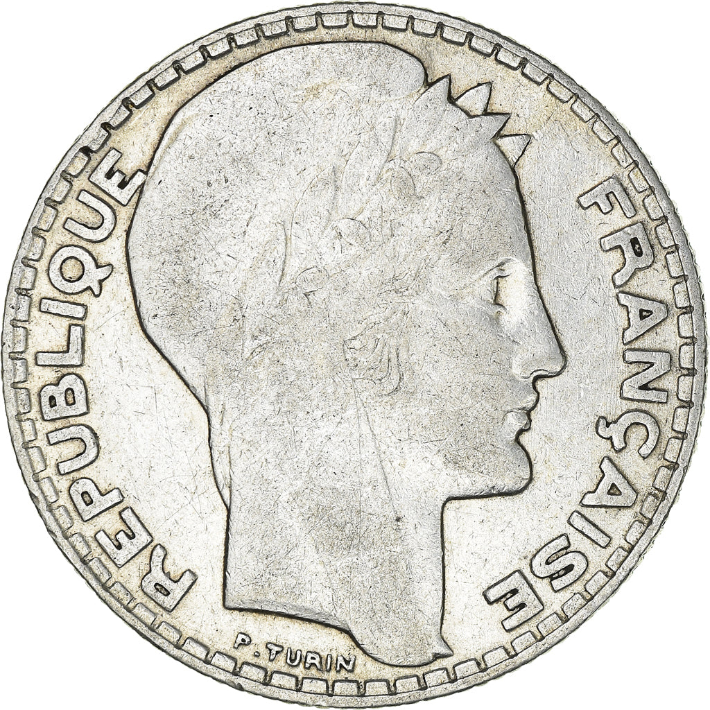 Coin, France, Turin, 10 Francs, 1932, Paris, VF(30-35), Silver, KM:878