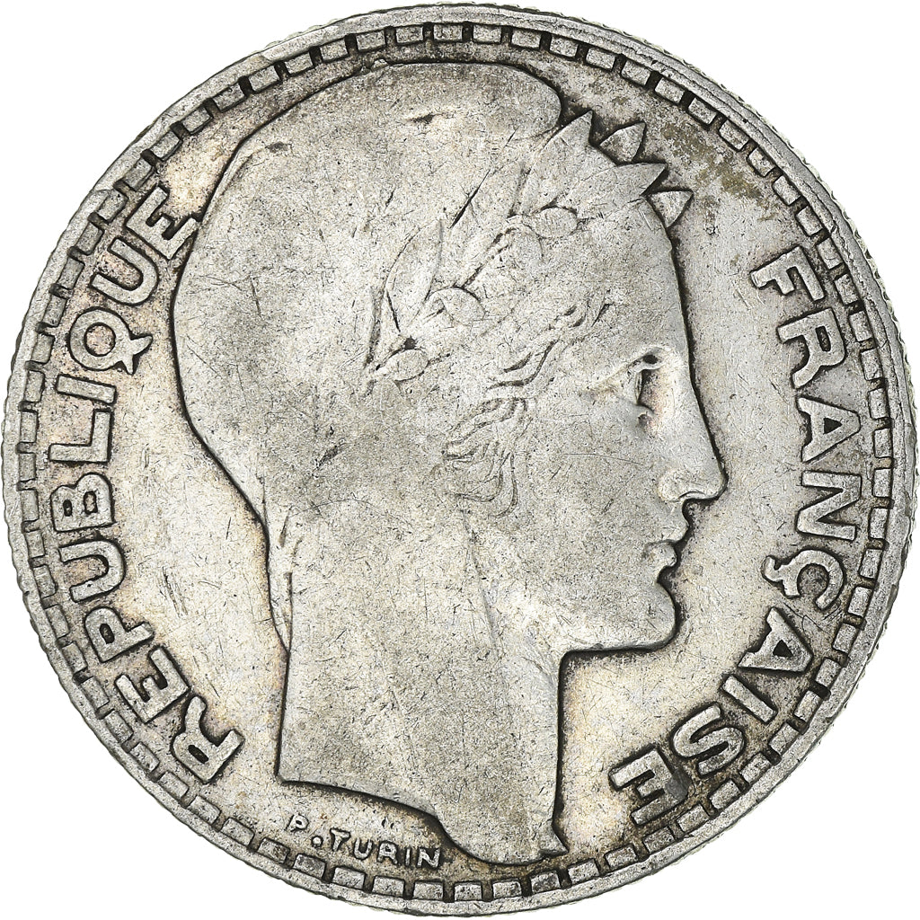 Coin, France, Turin, 10 Francs, 1934, Paris, VF(30-35), Silver, KM:878