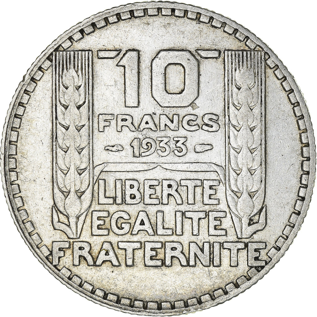 Coin, France, Turin, 10 Francs, 1933, Paris, VF(30-35), Silver, KM:878