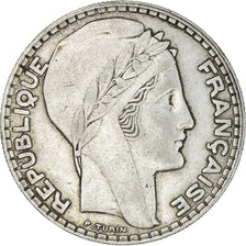 Coin, France, Turin, 20 Francs, 1933, Paris, EF(40-45), Silver, KM:879