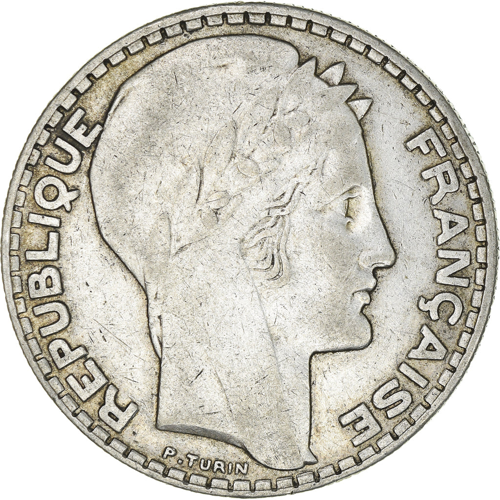Coin, France, Turin, 20 Francs, 1933, Paris, EF(40-45), Silver, KM:879