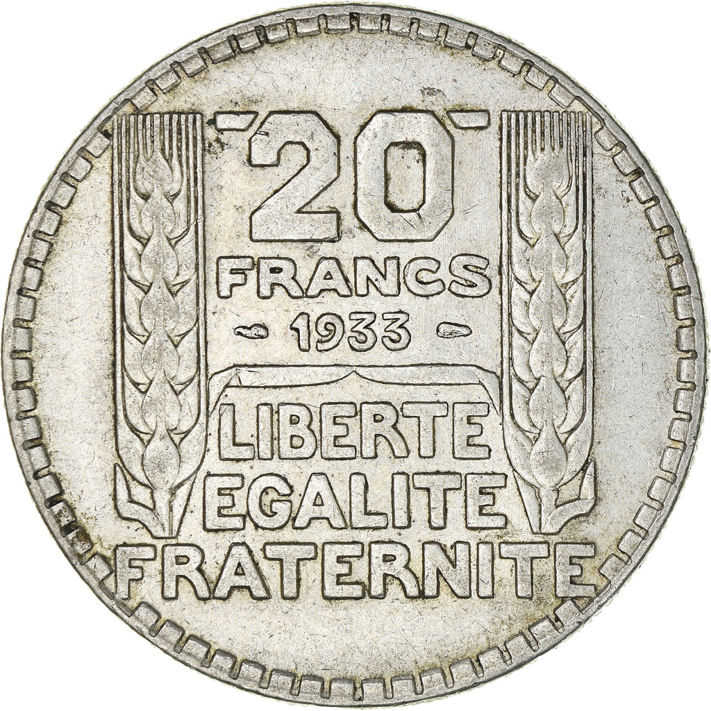 Coin, France, Turin, 20 Francs, 1933, Paris, AU(50-53), Silver, KM:879
