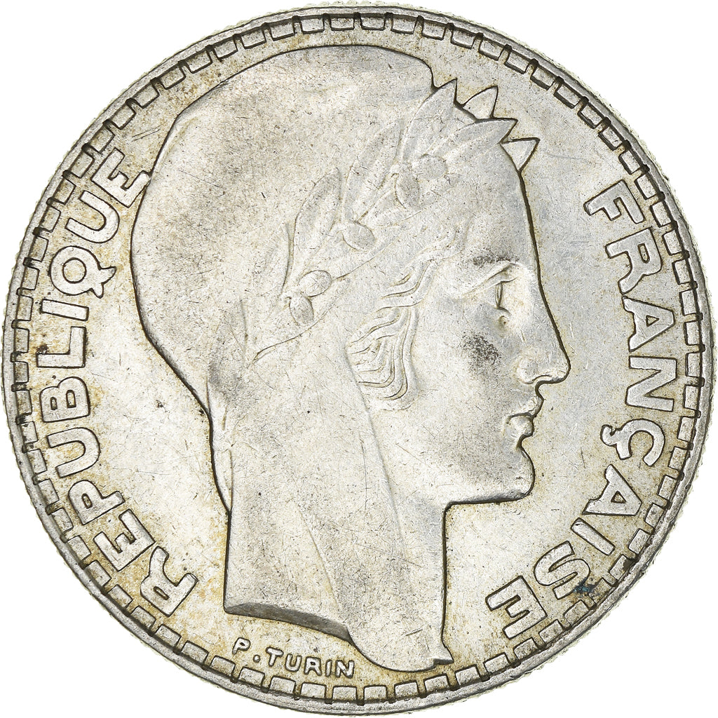 Coin, France, Turin, 20 Francs, 1933, Paris, AU(55-58), Silver, KM:879