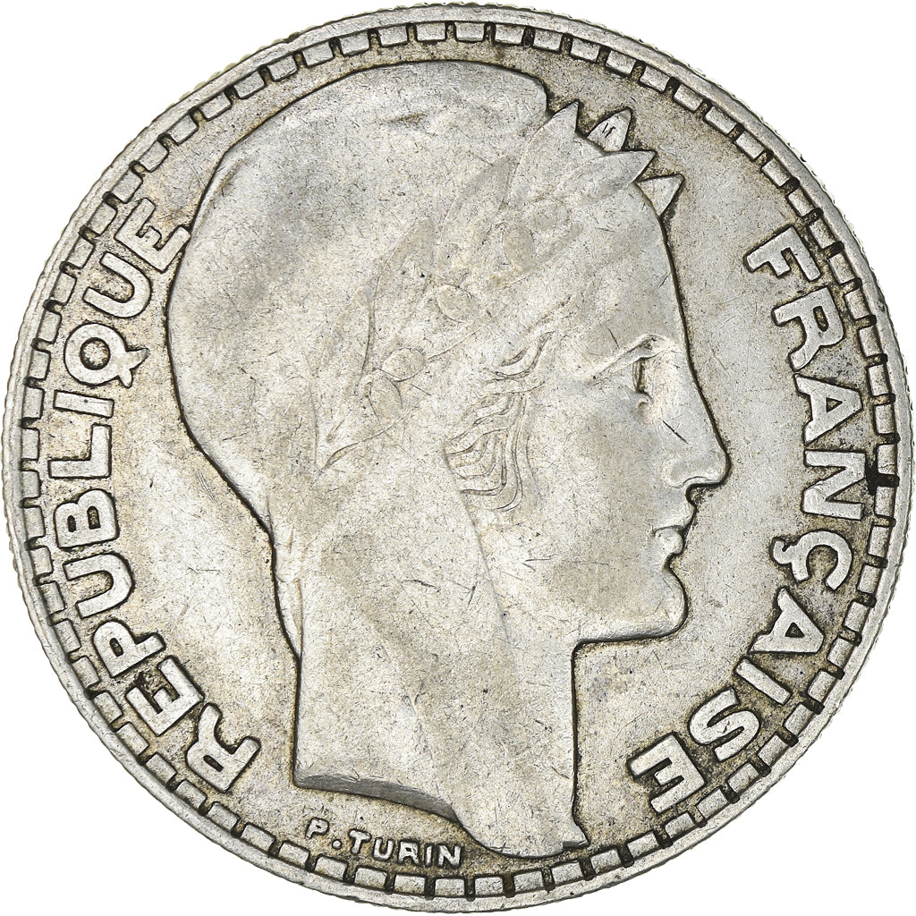 Coin, France, Turin, 20 Francs, 1933, Paris, EF(40-45), Silver, KM:879