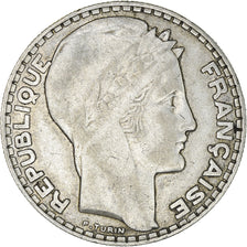 Coin, France, Turin, 20 Francs, 1933, Paris, EF(40-45), Silver, KM:879
