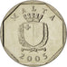 MALTA, 5 Cents, 2005, KM #95, MS(65-70), Copper-Nickel, 19.78, 3.54