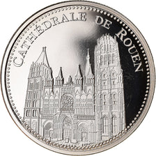 France, Medal, La Cathédrale de Rouen, MS(65-70), Copper-nickel