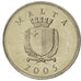MALTA, 10 Cents, 2005, KM #96, MS(65-70), Copper-Nickel, 21.78, 4.95