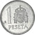Moneta, Spagna, Juan Carlos I, Peseta, 1987, SPL-, Alluminio, KM:821