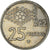 Moneta, Hiszpania, Juan Carlos I, 25 Pesetas, 1981, EF(40-45), Miedź-Nikiel