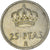 Münze, Spanien, Juan Carlos I, 25 Pesetas, 1982, SS, Kupfer-Nickel, KM:824
