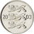 Moneta, Estonia, 20 Senti, 2003, MS(65-70), Nickel platerowany stalą, KM:23a