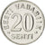 Moneta, Estonia, 20 Senti, 2003, MS(65-70), Nickel platerowany stalą, KM:23a