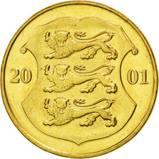 ESTONIA, Kroon, 2001, no mint, KM #35, MS(65-70), Aluminum-Bronze, 23.5, 5.00