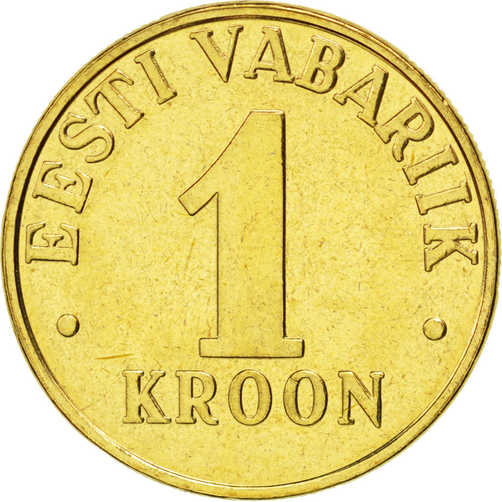ESTONIA, Kroon, 2001, no mint, KM #35, MS(65-70), Aluminum-Bronze, 23.5, 5.00