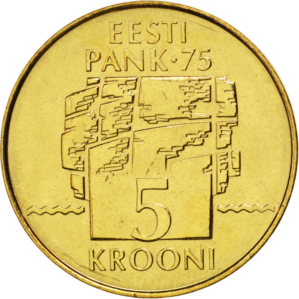 Coin, Estonia, 5 Krooni, 1994, MS(65-70), Aluminum-Bronze, KM:30